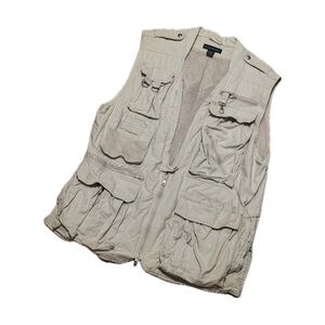 Banana Republic Khaki Cotton Vest